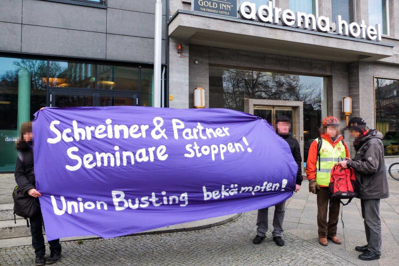 Kundgebung gegen „Union Busting“-Seminar 01