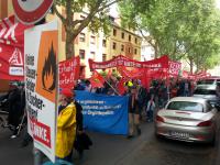 Antikapitalistische Beteiligung bei Alstom-Protestaktionen - 3