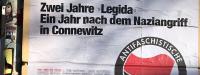Plakat Zwei Jahre Legida Ein Jahr nach dem Naziangriff in Connewitz