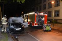 Ein Firmenwagen der Wall AG wurde am Hans-Rosenthal-Platz in Brand gesteckt (Foto: spreepicture)