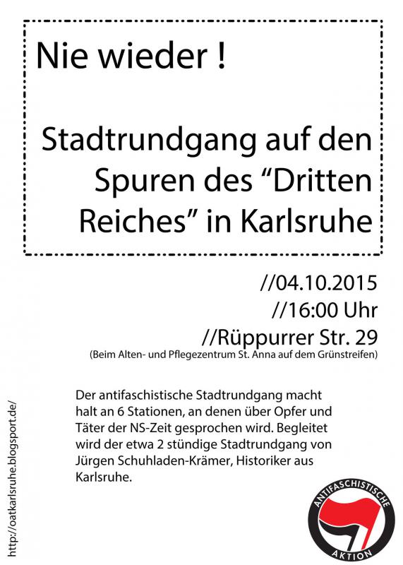 Flyer Stadtrundgang 2