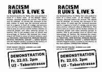 Flyer: Racism Ruins Lives