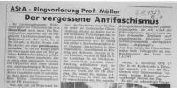 Der vergessene Antifaschismus, Bochumer StudentInnen Zeitung 1979