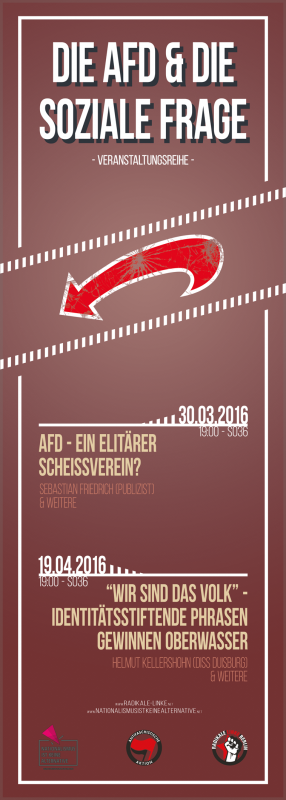 Plakat: »AFD & die Soziale Frage«