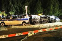  Brandanschlag auf 15 Polizeiautos – über 600 000 Euro schaden (5)