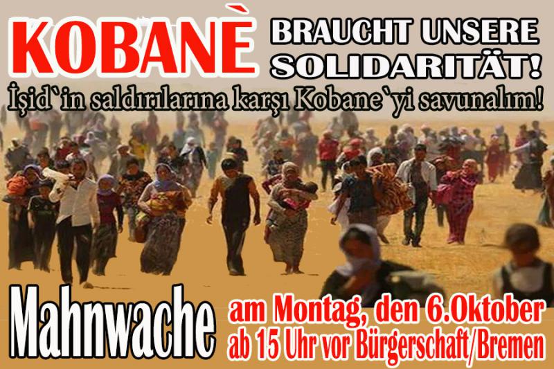 Kobane Mahnwache