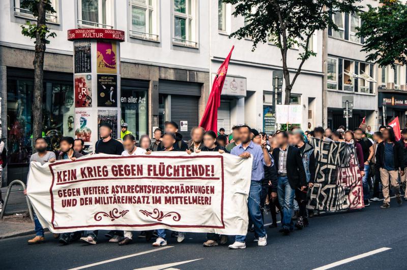 kein krieg gegen geflüchtete