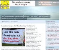 Screenshot vom BPE-Blog