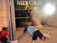 several attackings against globo offices took place