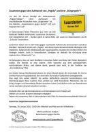 Aufruf von "Kaiserslautern gegen Rechts"
