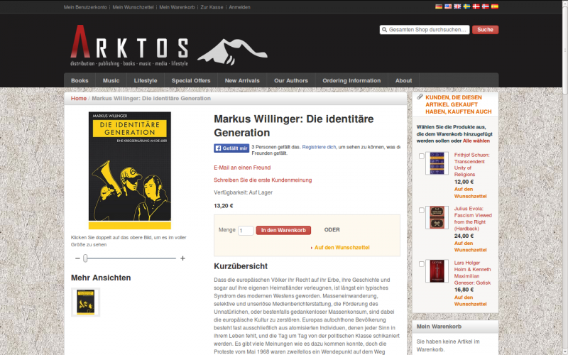 Markus Willinger und Arktos