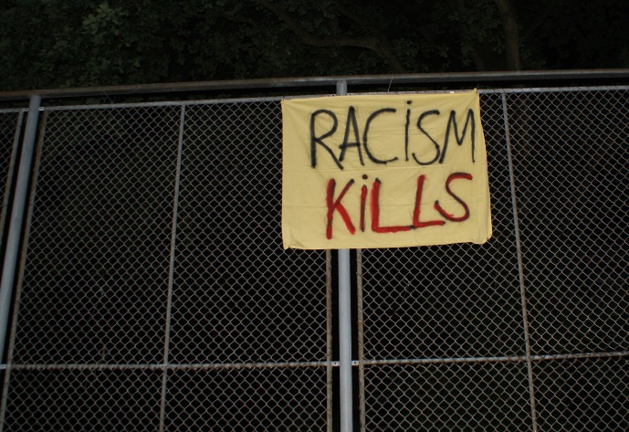Bremen Vegesack: Racism kills!