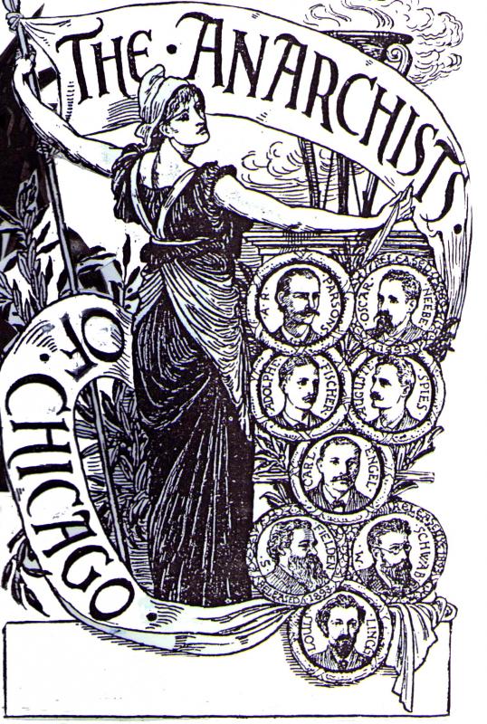 The Anarchists of Chicago - by Walter Crane