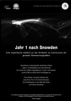1 Jahr nach Snowden