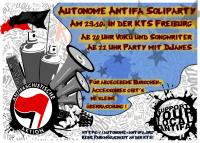 Autonome Antifa Freiburg Soliparty am 29.10.2011