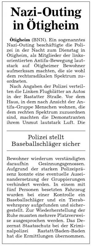 Zeitungsartikel