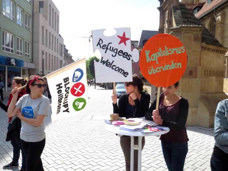 Blockupy-Kundgebung Heilbronn 16.Mai 2014