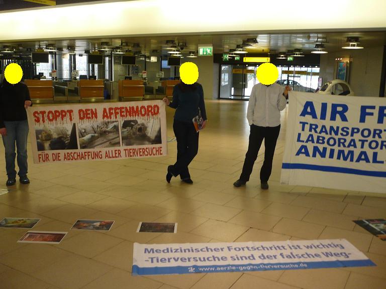 Tiertransporte Tierversuche Air France 1