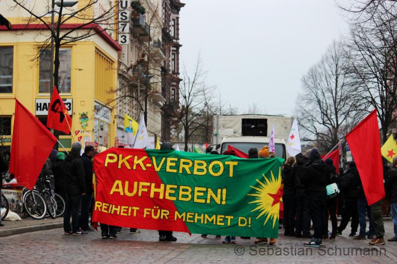 Demonstration gegen das PKK-Verbot