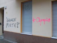 Gegen Miete und Olympia