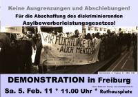 Demo am 05.02.2011 in Freiburg