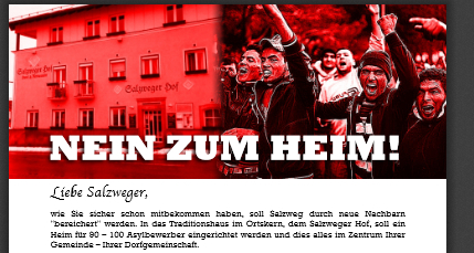 Naziflyer Salzweger Hof