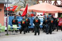 Protest gegen rassistische Kundgebung