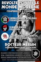 Konferenz “Revolte Contre Le Monde Moderne" am  03.09.2016 in Südfrankreich