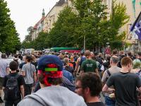 Mieter_innendemo gegen Carré Sama Riga