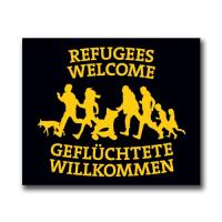 Refugees welcome Sticker
