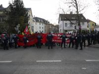 Spontandemonstration nach den Protesten