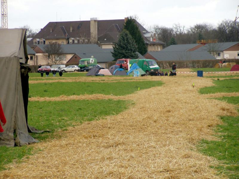 Stroh gegen den Schlamm