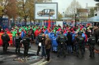 Demonstration bei Ford