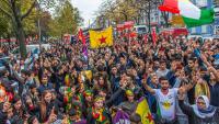 Menschenmassen für Kobane