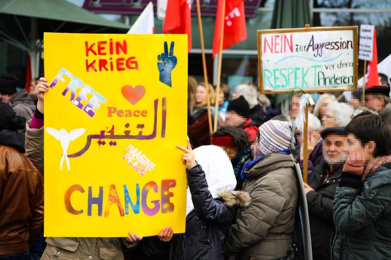 Demo gegen Syrienkrieg - 8