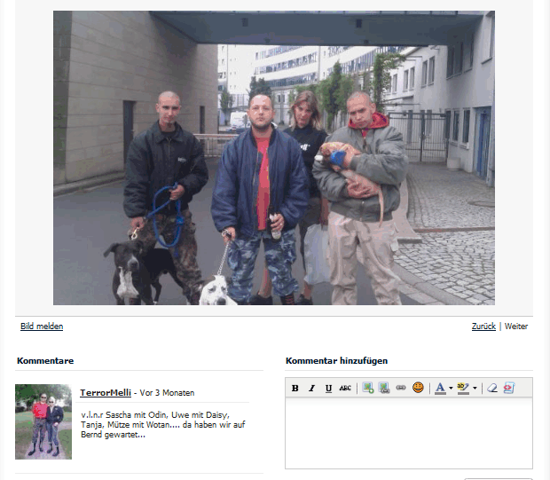 Neonazis Melanie Tödter, Sasha, Tanja, Uwe und Stefan Walther aus Kassel