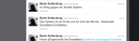 Bodo Hollenborg im Kampf mit der deutschen Rechtschreibung auf Twitter, 06.07.2012