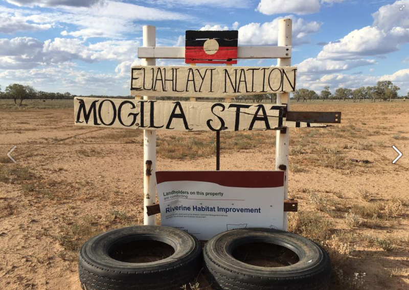 Mogila Station, base of the Euahlayi Station