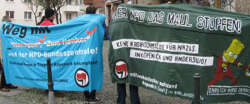 Ob Köpenick oder Neuruppin – Keine Zukunft für Nazis!