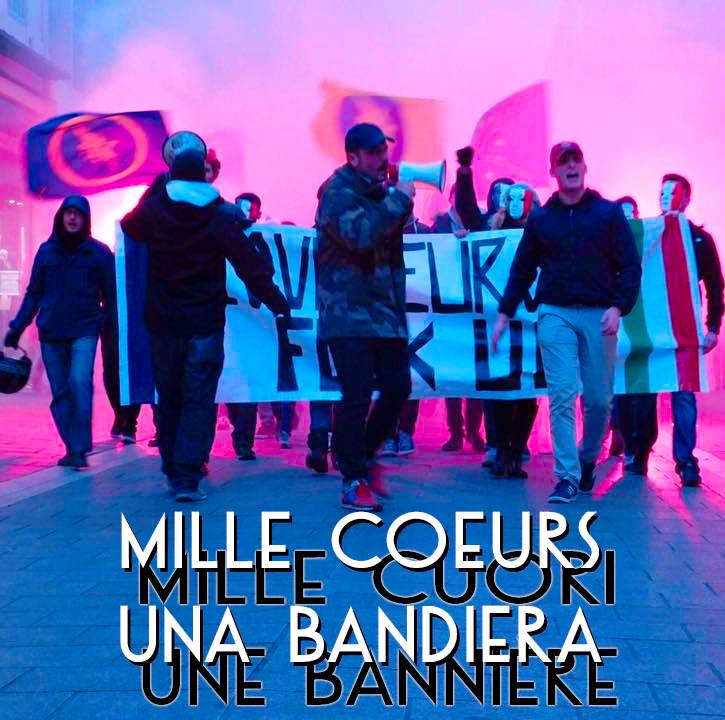 "Mille cuori, una bandiera, mille braccia verso il sole!" - Zitat aus  dem Lied "fare blocco" von ZetaZeroAlfa