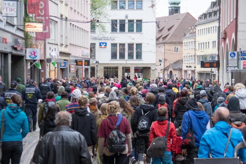 Demo zum Bertoldsbrunnen