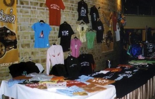 Stand von Ottos "Outlaw Store" bei Fight Night in NMS 2006