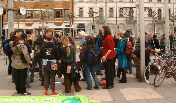 Picknick auf dem Bismarckplatz