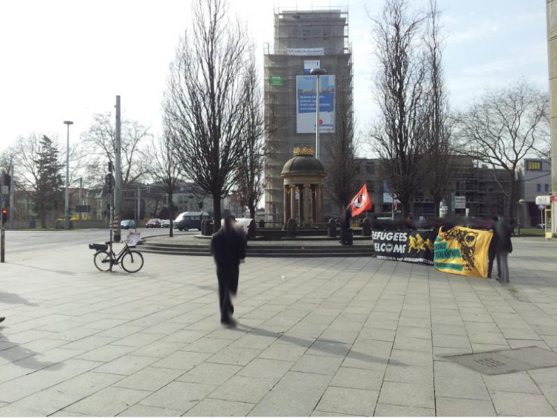 Spontandemonstration zum Brandanschlag in Tröglitz 3