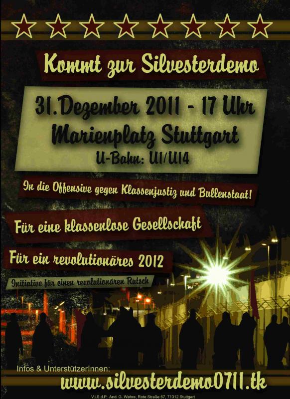 Kommt zur Silvesterdemo