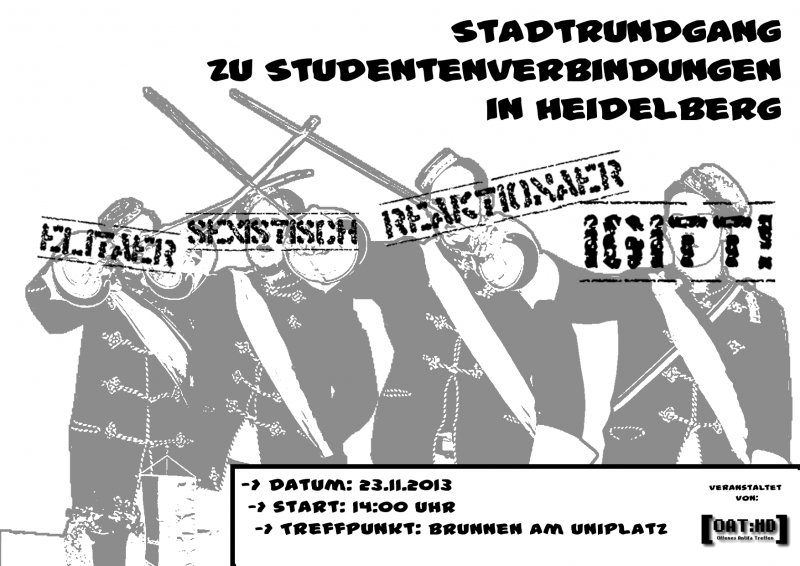 Stadtrundgang zu Studentenverbindungen