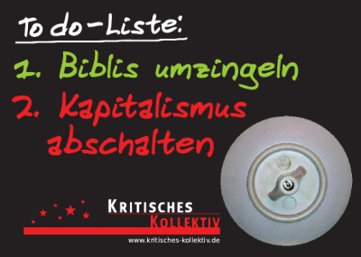 Biblis umzingeln. Kapitalismus abschalten.(Flyer des Kritischen Kollektivs)