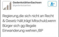 Mit dieser Twitter-Nachricht sorgte der Stellvertretende Geschäftsführer der Stiftung am Mittwoch für Aufregung.