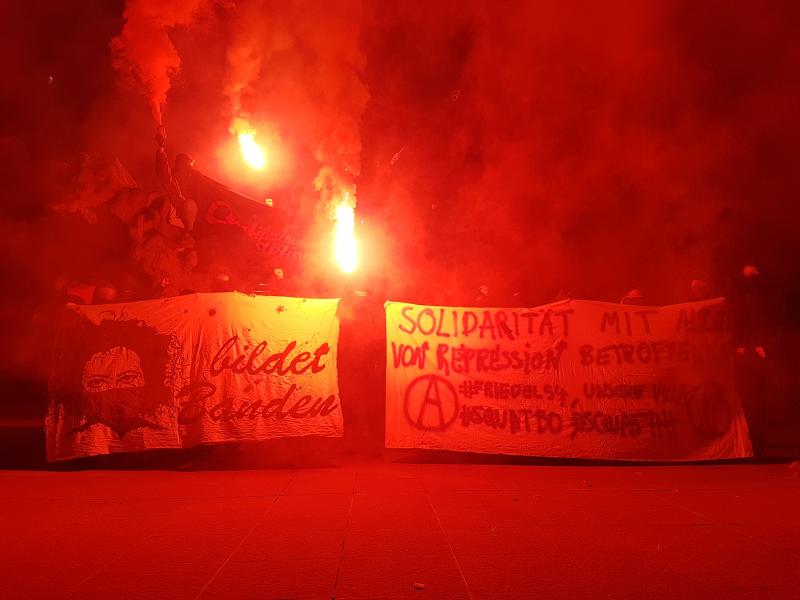 Solidarität mit der Friedel54 2