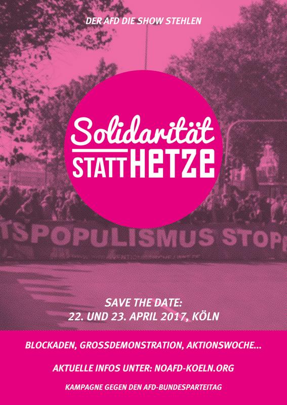 Solidarität statt Hetze